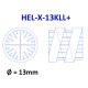 HELX-13KLL+ 25 litrów /1m3